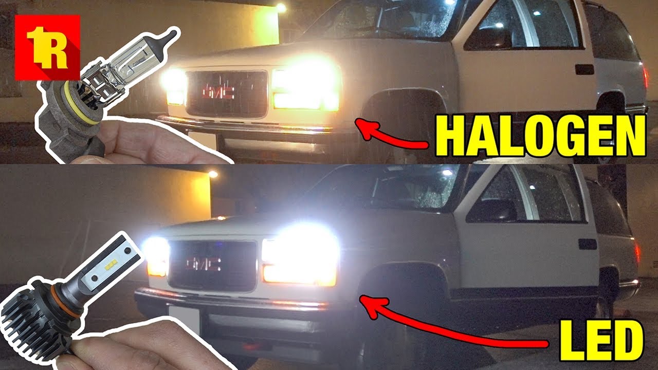 Halogen vs LED Headlight Bulbs